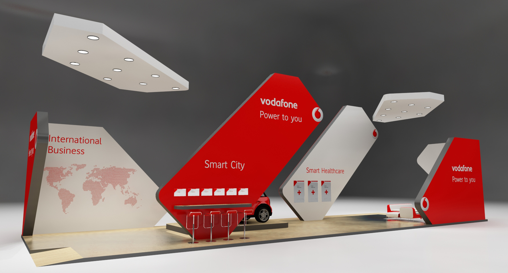 Vodafone Stand Qitcom Qatar